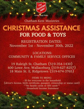 Chatham-Kent Ministries – The Salvation Army